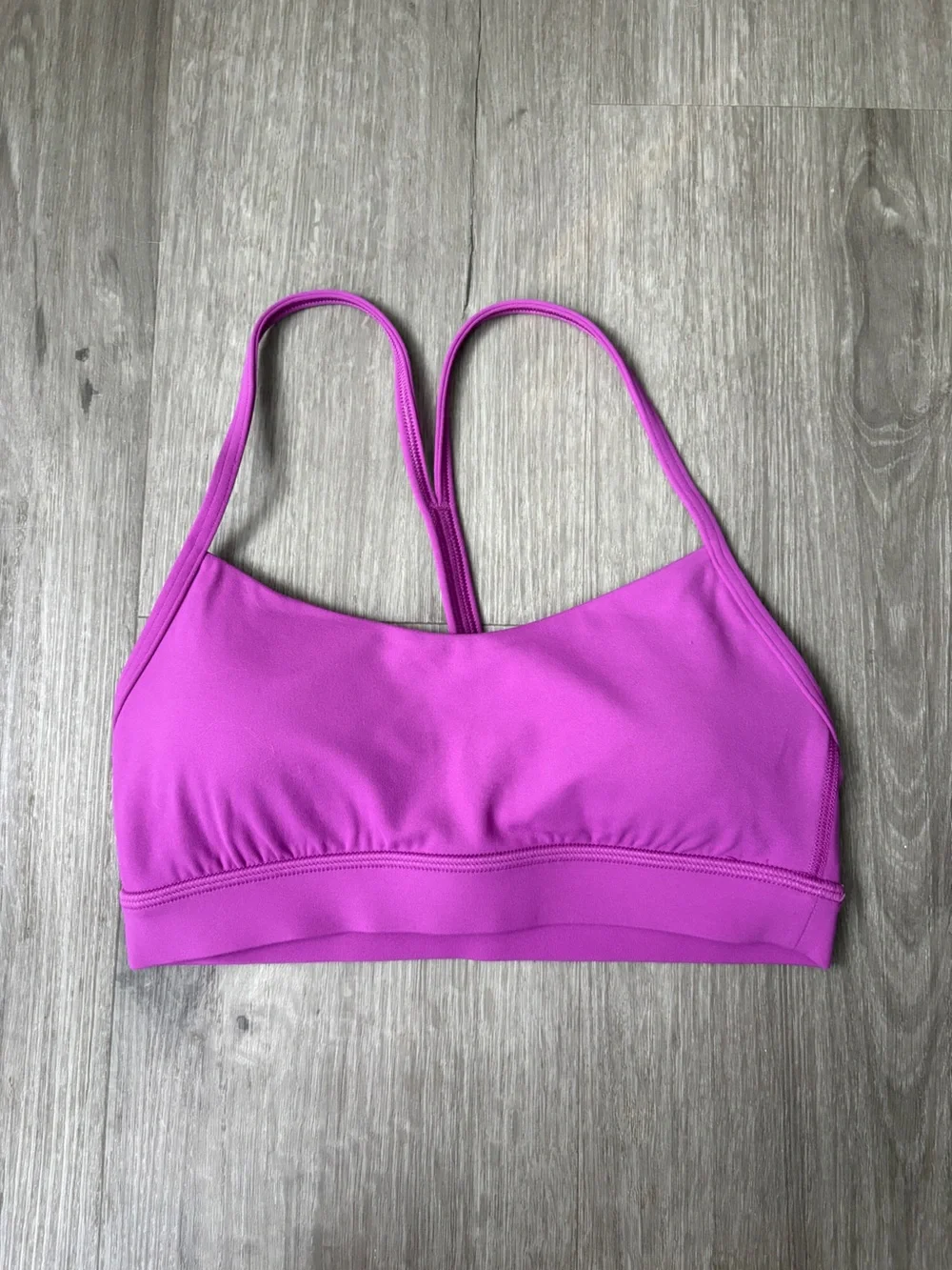 Lululemon Flow Y Bra Nulu *Light Support, A–C Cups Vivid Plum